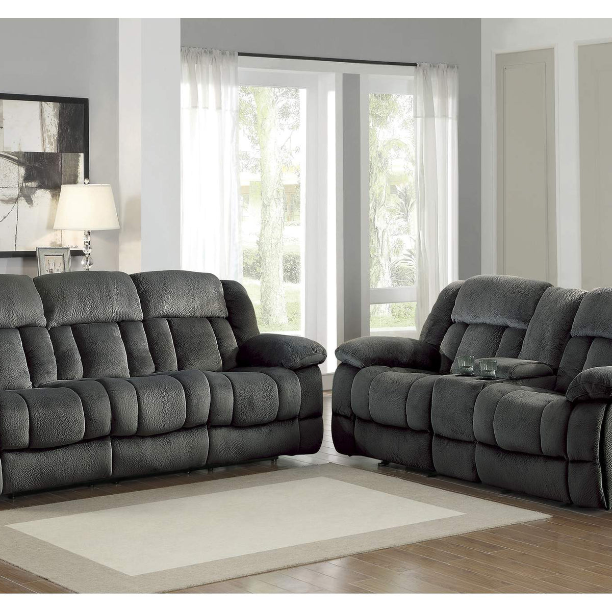 9636CC-3 Double Reclining Sofa