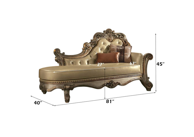 96485 Vendome Chaise with 2 Pillows