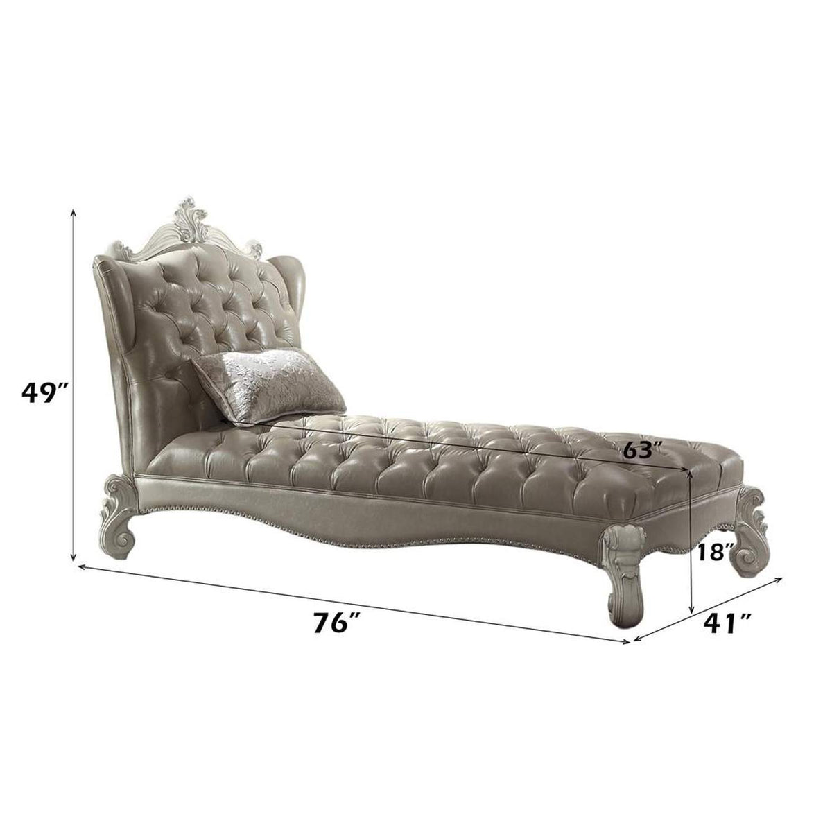 96542 Versailles Chaise with Pillow
