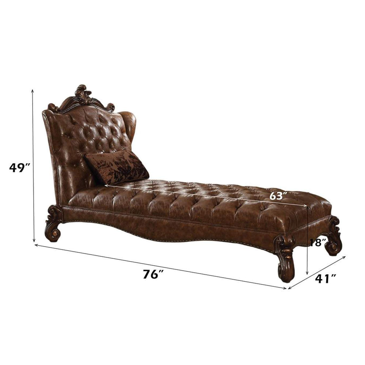 96544 Versailles Chaise with Pillow