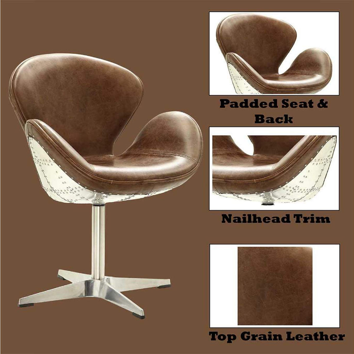 96553 Brancaster Accent Chair with Swivel