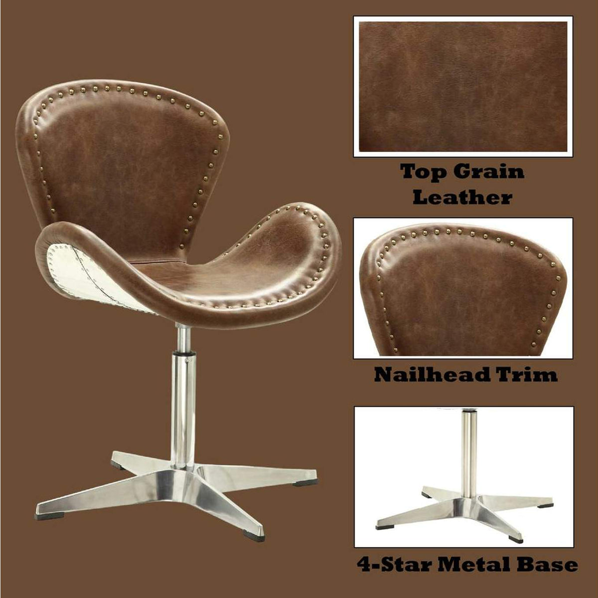 96554 Brancaster Accent Chair with Swivel