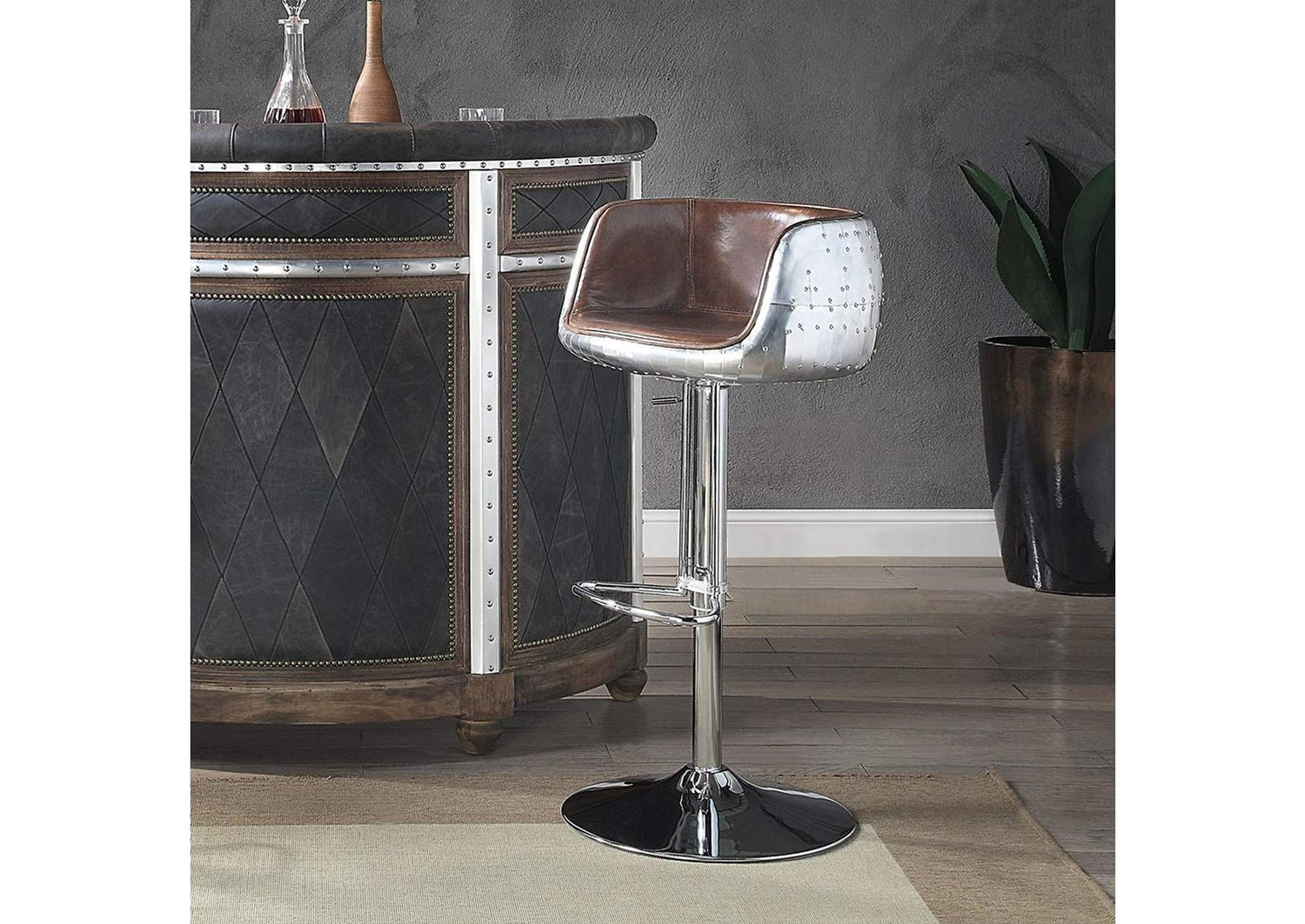 96555 Brancaster Adjustable Stool with Swivel