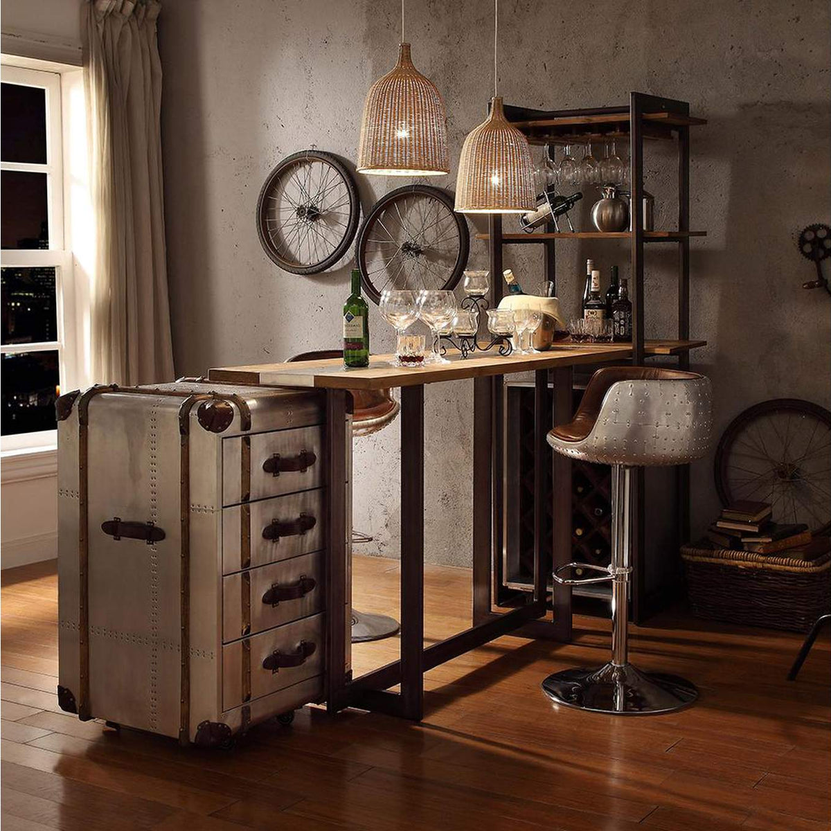 96555 Brancaster Adjustable Stool with Swivel