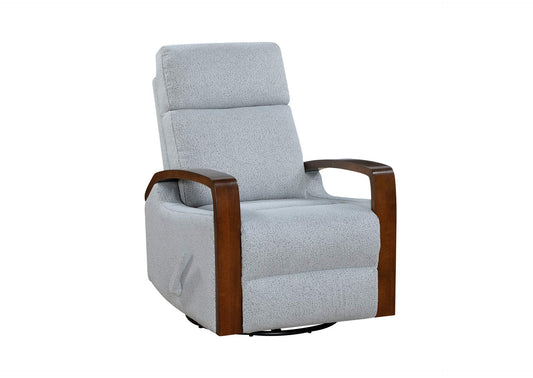 9659GRY-1 Swivel Glider Reclining Chair