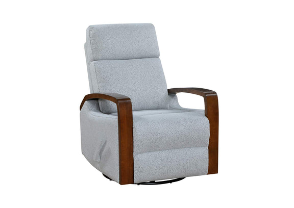 9659GRY-1 Swivel Glider Reclining Chair