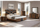 OPTIMUS-BRWN_BLK-KB_DR_MR_NS OPTIMUS BROWN - BLACK KING BED, DRESSER, MIRROR AND NIGHTSTAND