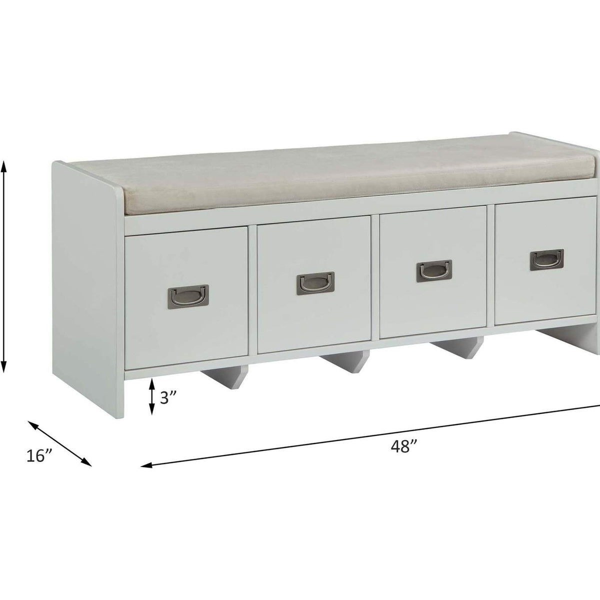 96775 Berci Bench with Storage