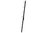 969557 Zayan 32 x 71 Inch Floor Mirror LED Lighting Black Gloss