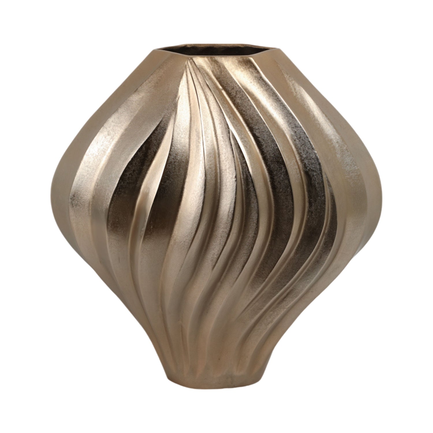 Racine Large Vase - Gold