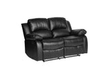 9700BLK-2 Cranley Double Reclining Love Seat