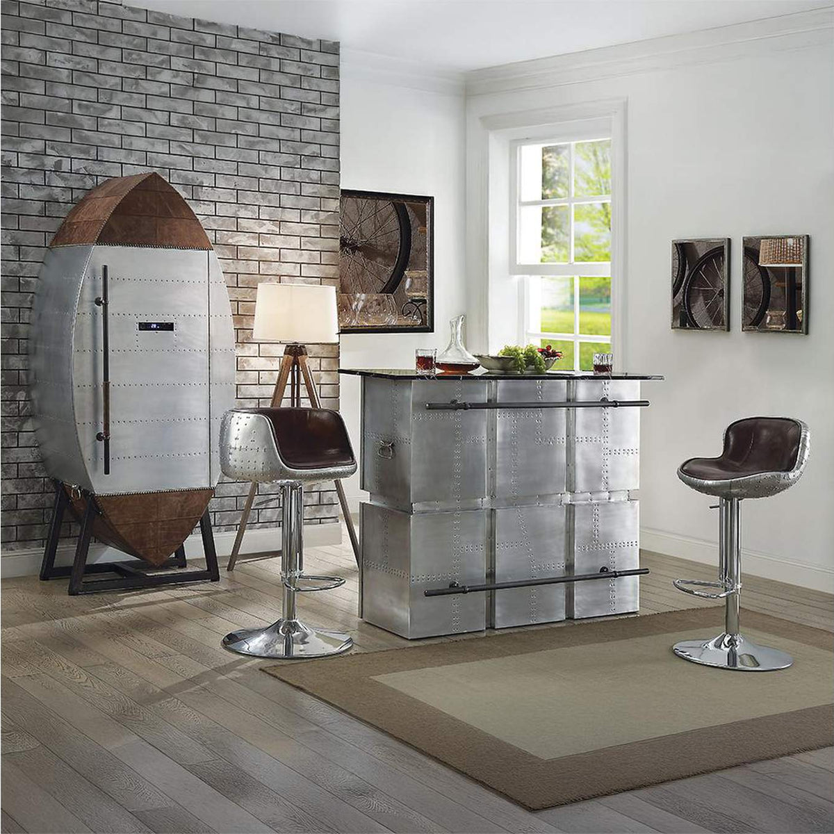 96555 Brancaster Adjustable Stool with Swivel