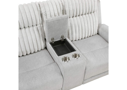 9728LGY-2 Double Reclining Love Seat with Center Console