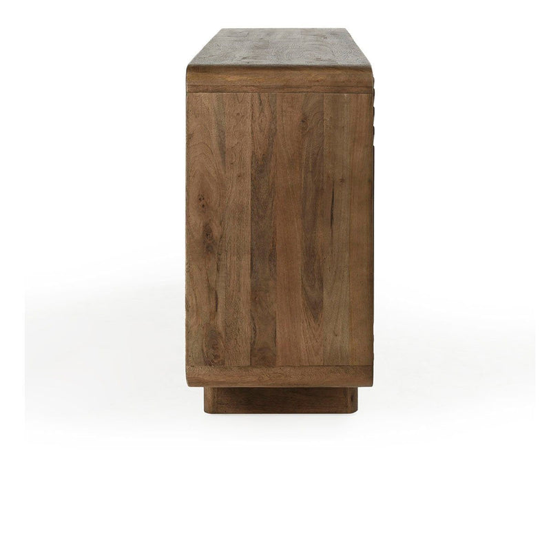 Holmes - 4 Door Sideboard - Artisan Brown