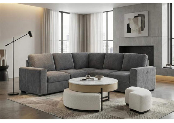 T42CT+3_STOOLS-NAT T42 NATURAL COFFEE TABLE WITH 3 STOOLS