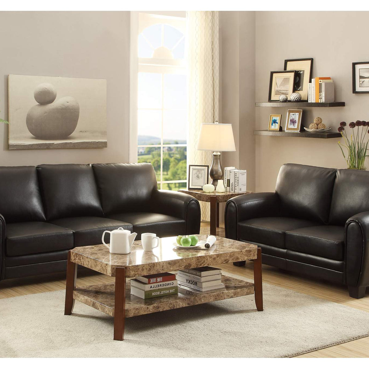 9734BK-2 Rubin Love Seat