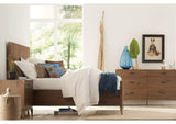 8N16F5 Adler Wood Panel Bed In Natural Walnut