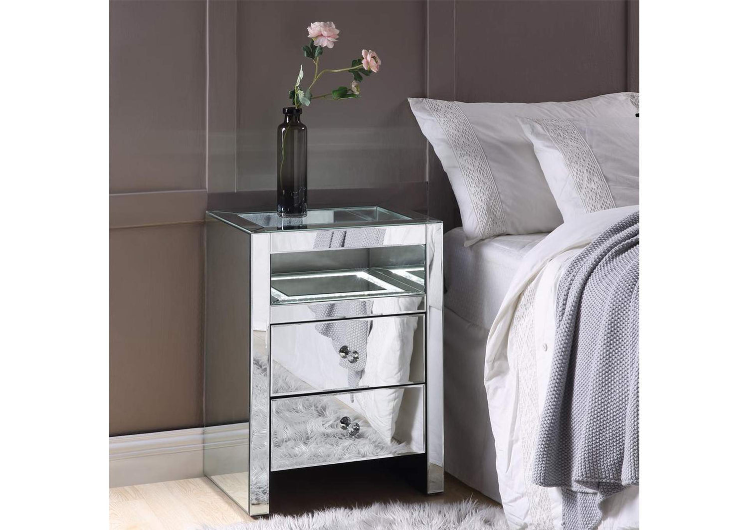 97685 Dominic Accent Table with Led