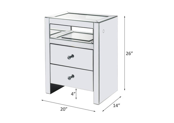 97685 Dominic Accent Table with Led