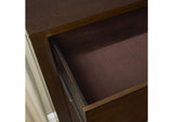 RV2684A Riva Five Drawer Chest In Chocolate Brown (2024)