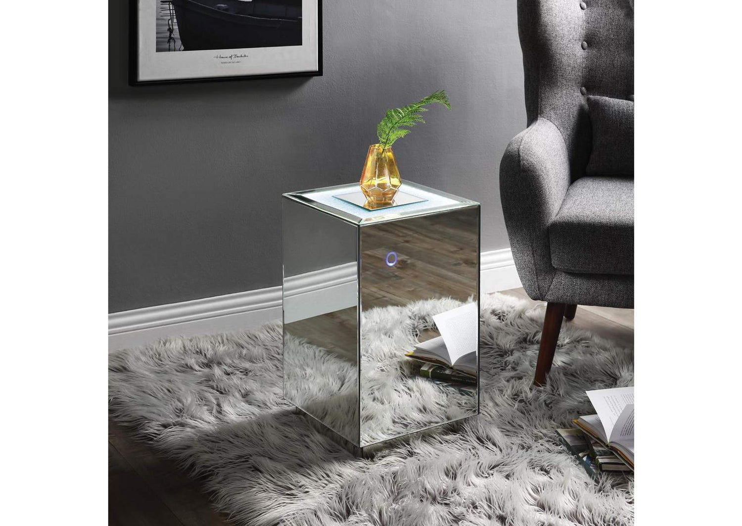 97704 Nowles Accent Table with Led
