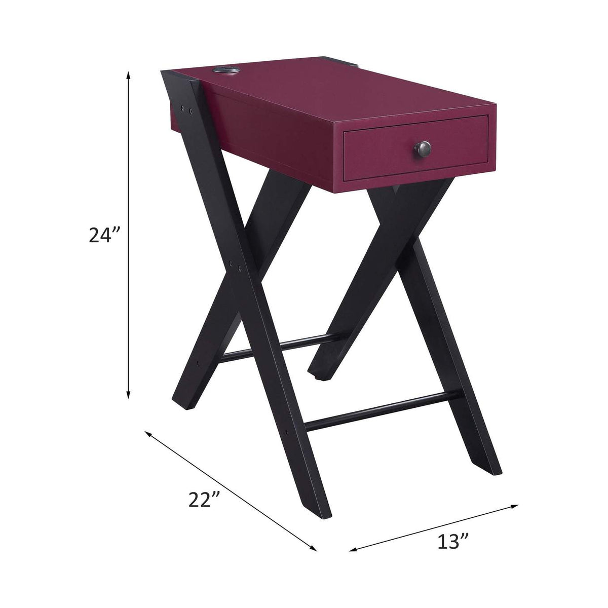 97737 Fierce Accent Table with USB