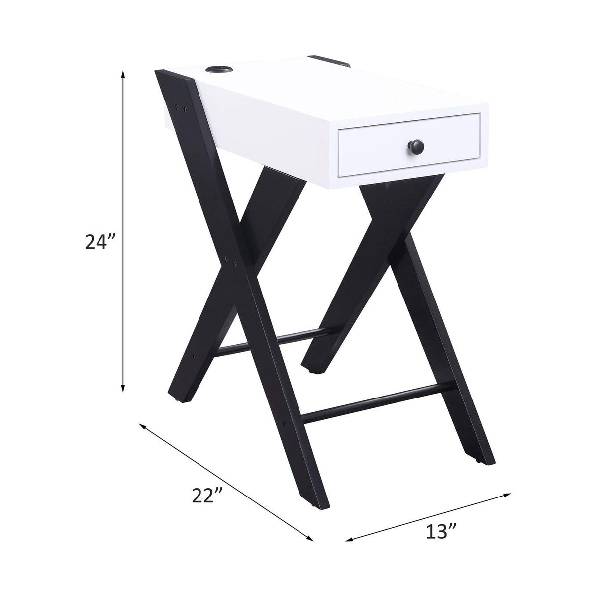 97738 Fierce Accent Table with USB