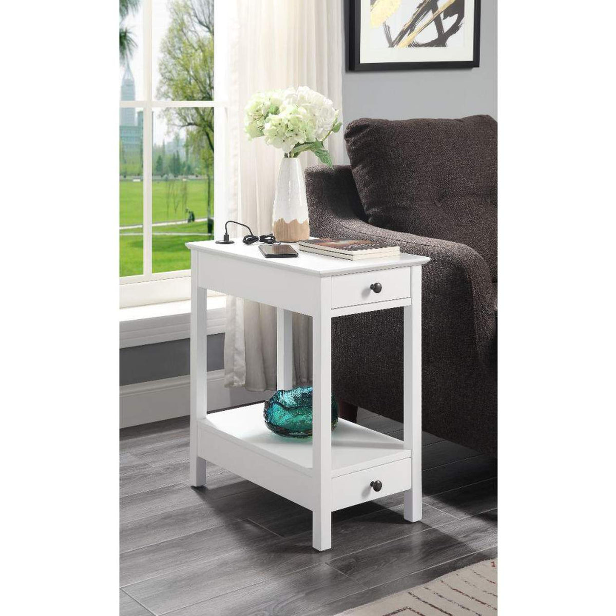 97741 Byzad Accent Table with USB