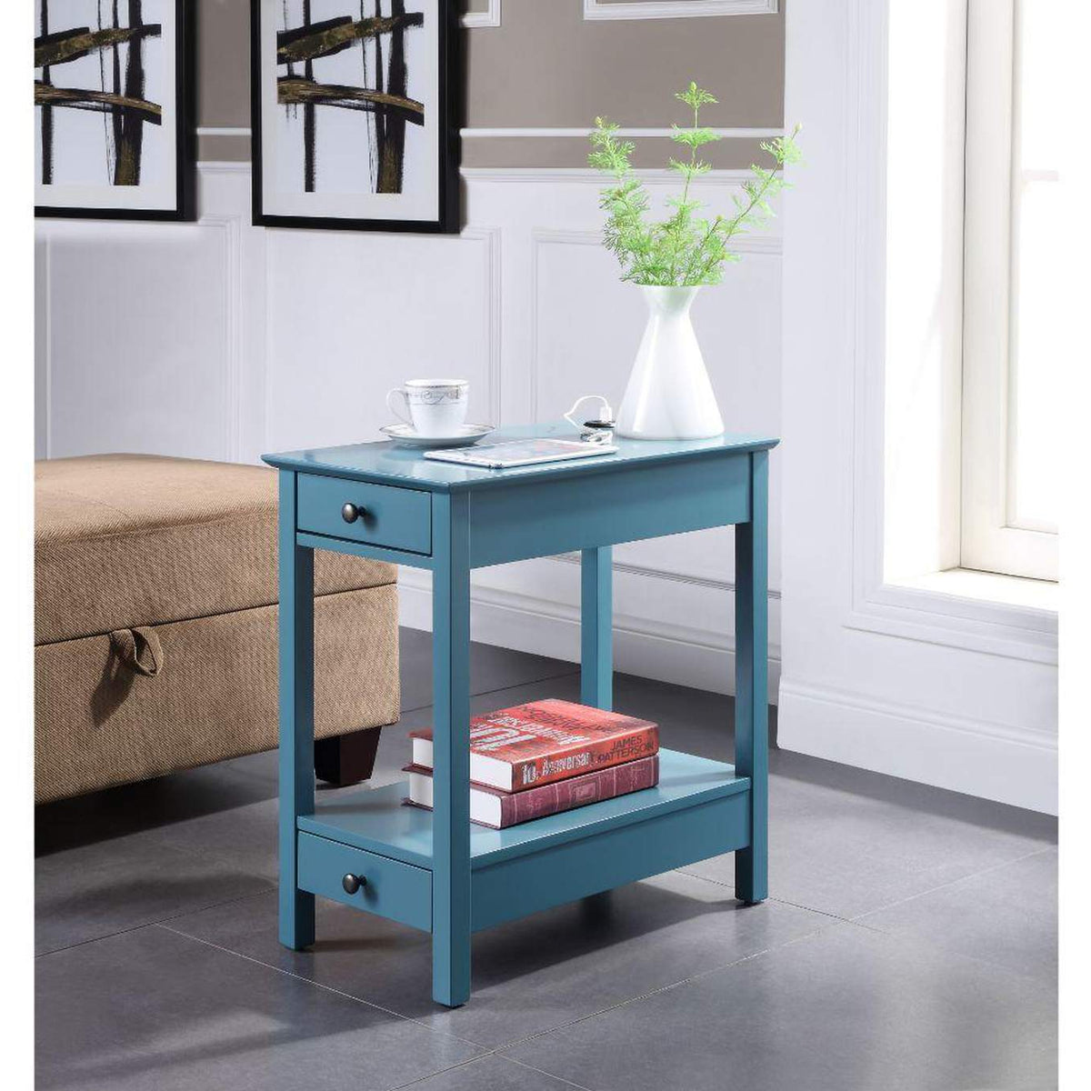 97742 Byzad Accent Table with USB