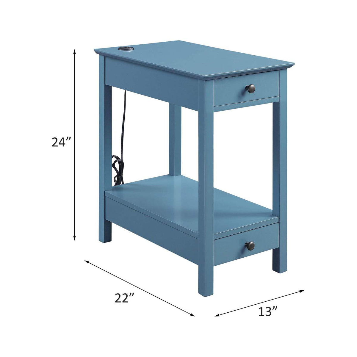 97742 Byzad Accent Table with USB