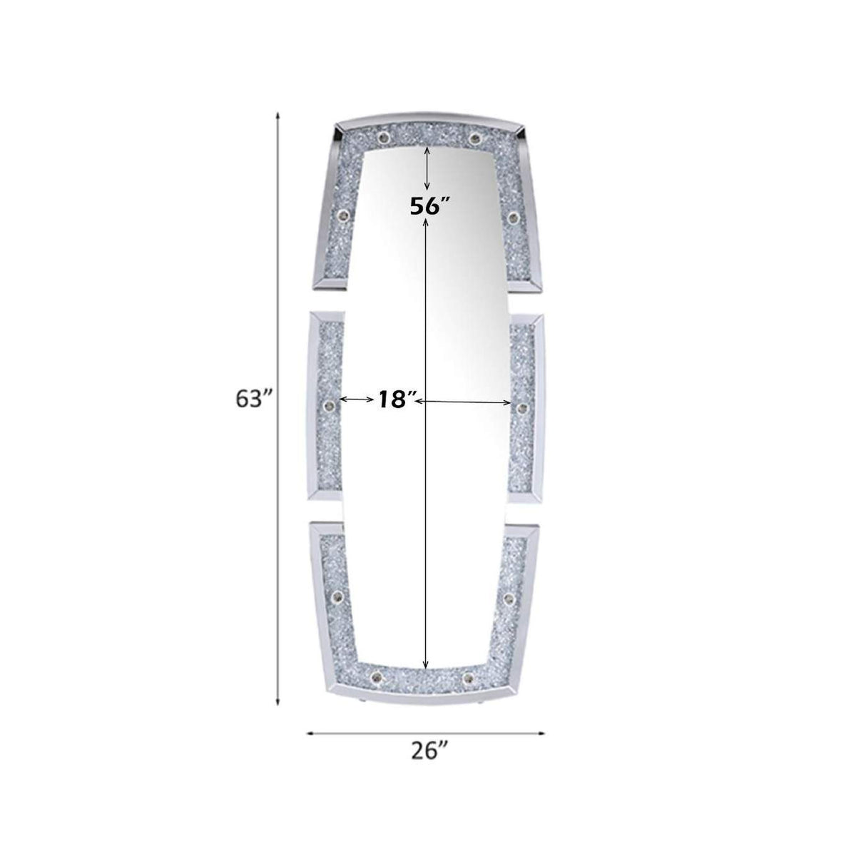 97759 Noralie Floor Mirror