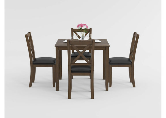 5838CH-5P Hazel 5 Piece Dinette Set