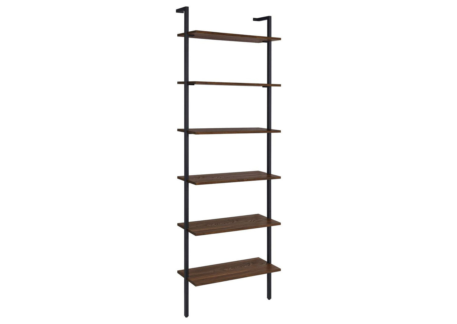 980072 Owens 96-inch 6-shelf Wall Bookshelf Walnut