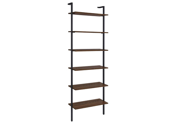 980072 Owens 96-inch 6-shelf Wall Bookshelf Walnut
