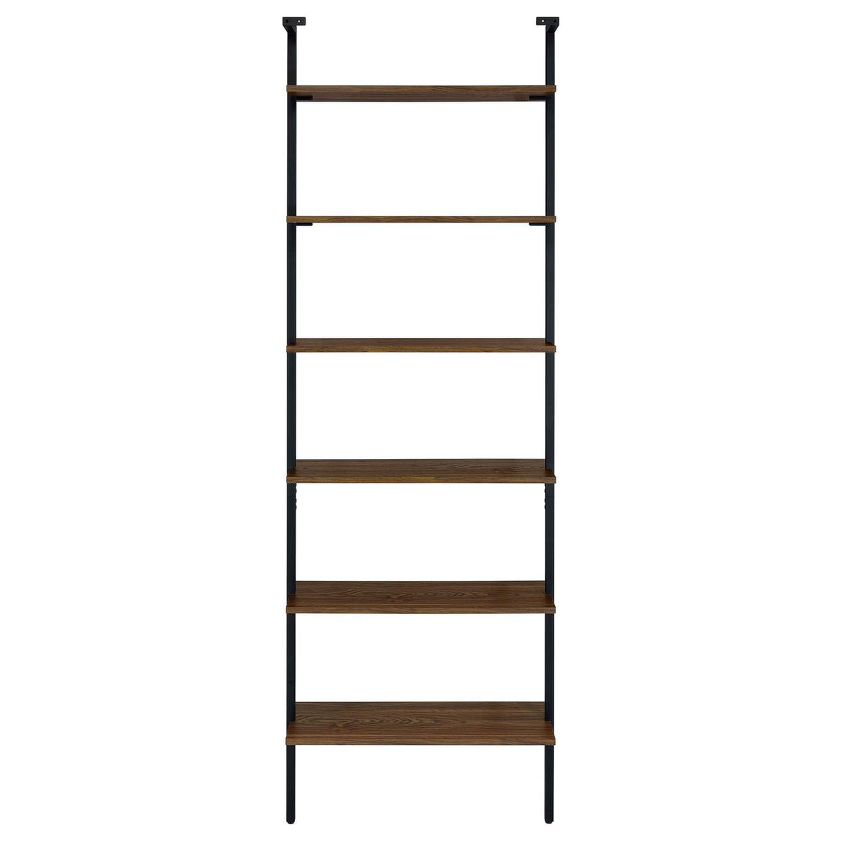 980072 Owens 96-inch 6-shelf Wall Bookshelf Walnut