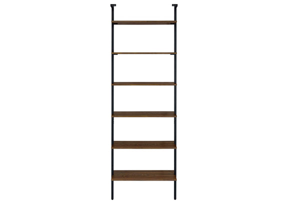 980072 Owens 96-inch 6-shelf Wall Bookshelf Walnut