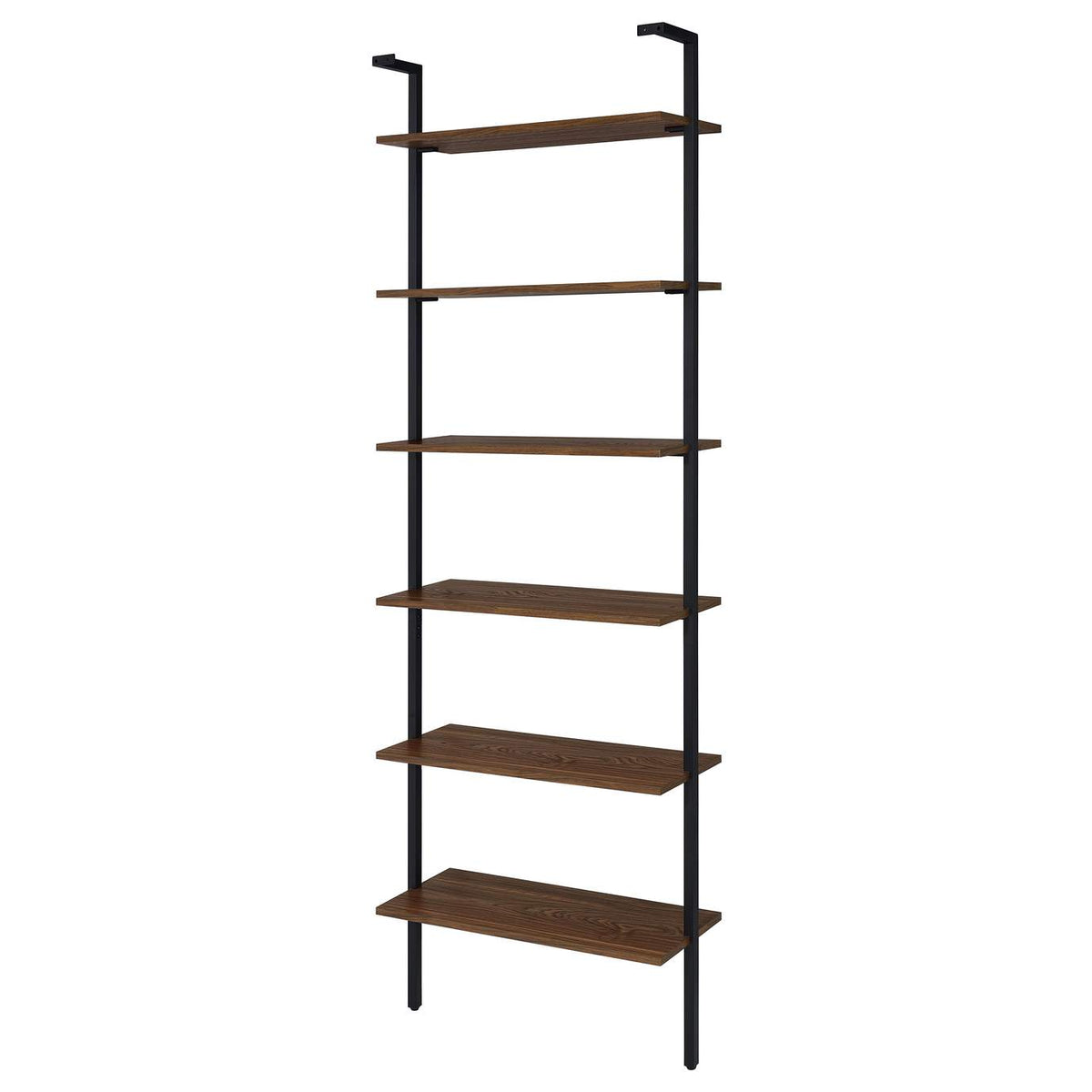 980072 Owens 96-inch 6-shelf Wall Bookshelf Walnut