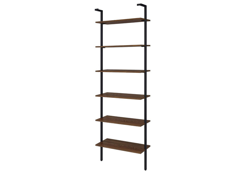 980072 Owens 96-inch 6-shelf Wall Bookshelf Walnut