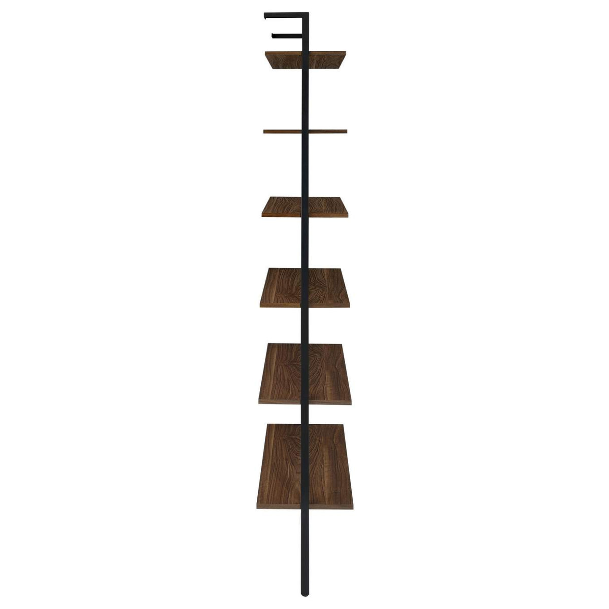 980072 Owens 96-inch 6-shelf Wall Bookshelf Walnut