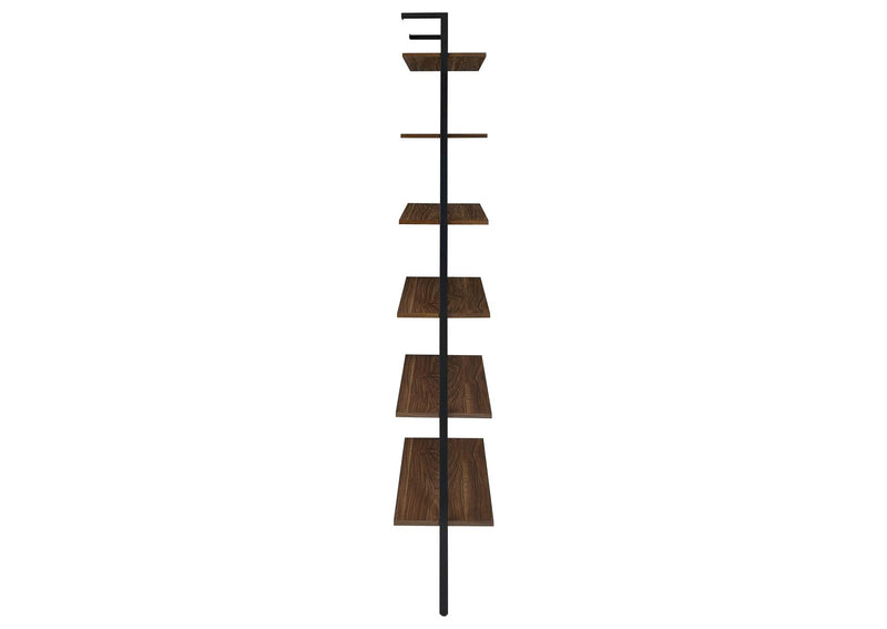 980072 Owens 96-inch 6-shelf Wall Bookshelf Walnut