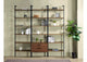 980074-S3 Owens 3-piece 96-inch Wall Mounted Bookshelf Set Walnut