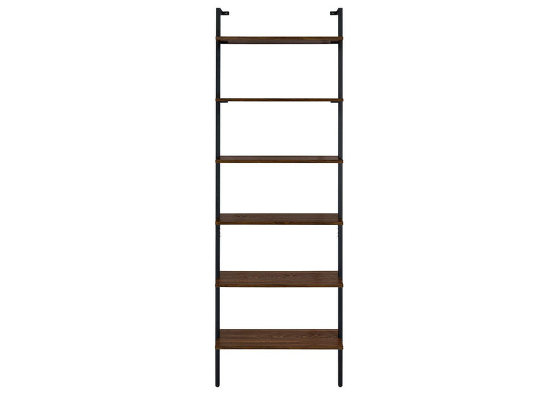 980074-S3 Owens 3-piece 96-inch Wall Mounted Bookshelf Set Walnut