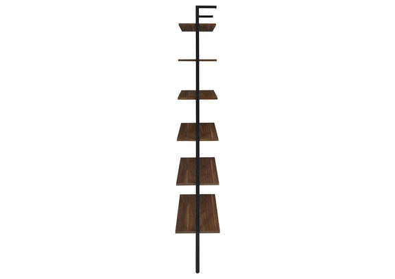 980074-S3 Owens 3-piece 96-inch Wall Mounted Bookshelf Set Walnut
