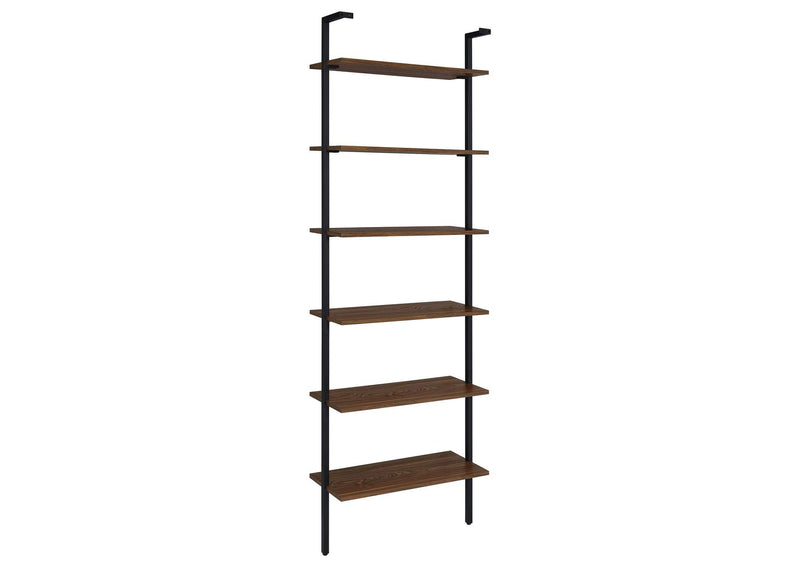 980074-S3 Owens 3-piece 96-inch Wall Mounted Bookshelf Set Walnut