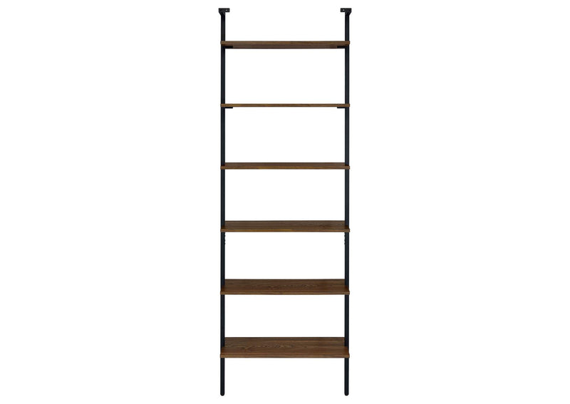 980074-S3 Owens 3-piece 96-inch Wall Mounted Bookshelf Set Walnut