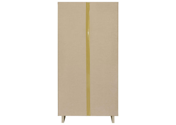 980075 Dalton 65-inch 6-shelf Bookcase White and Distressed Pine