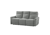 9804DV-3PWH Edition Power Double Lay Flat Reclining Sofa with Power Headrests and USB Ports