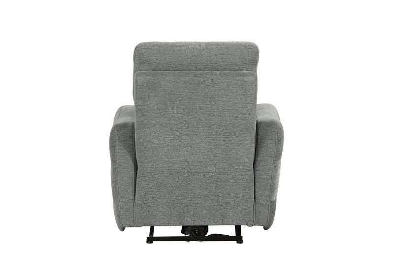 9804DV-1PWH Edition Power Lay Flat Reclining Chair with Power Headrest and USB Port