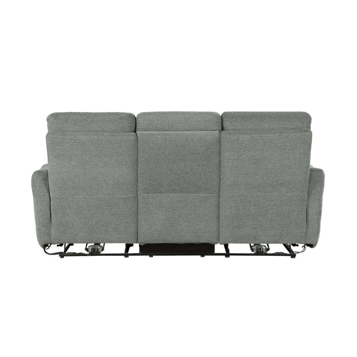 9804DV-3PWH Edition Power Double Lay Flat Reclining Sofa with Power Headrests and USB Ports