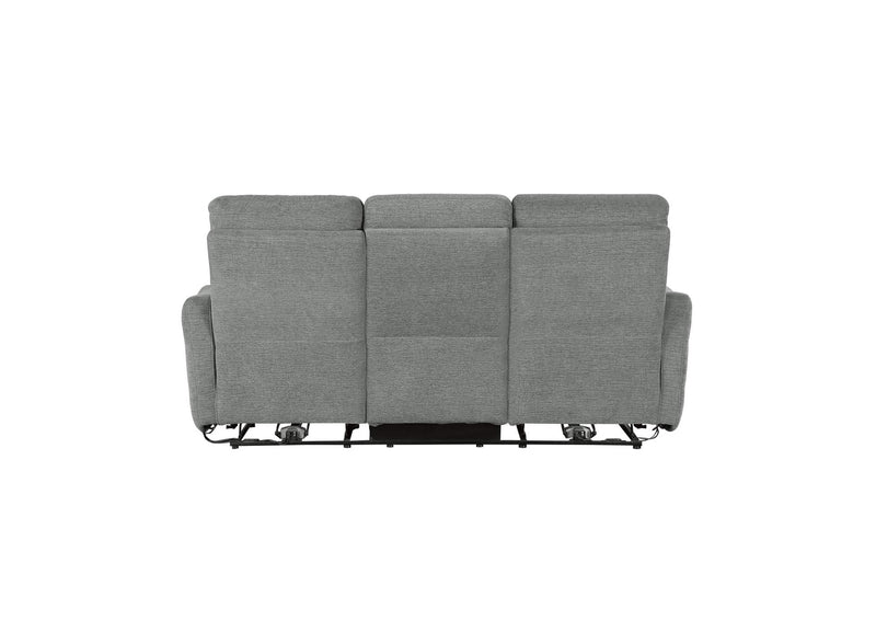 9804DV-3PWH Edition Power Double Lay Flat Reclining Sofa with Power Headrests and USB Ports